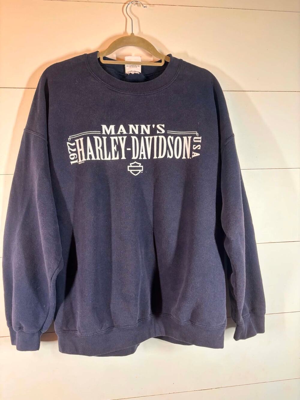 Harley Davidson sweatshirt XL black crew neck pullover
